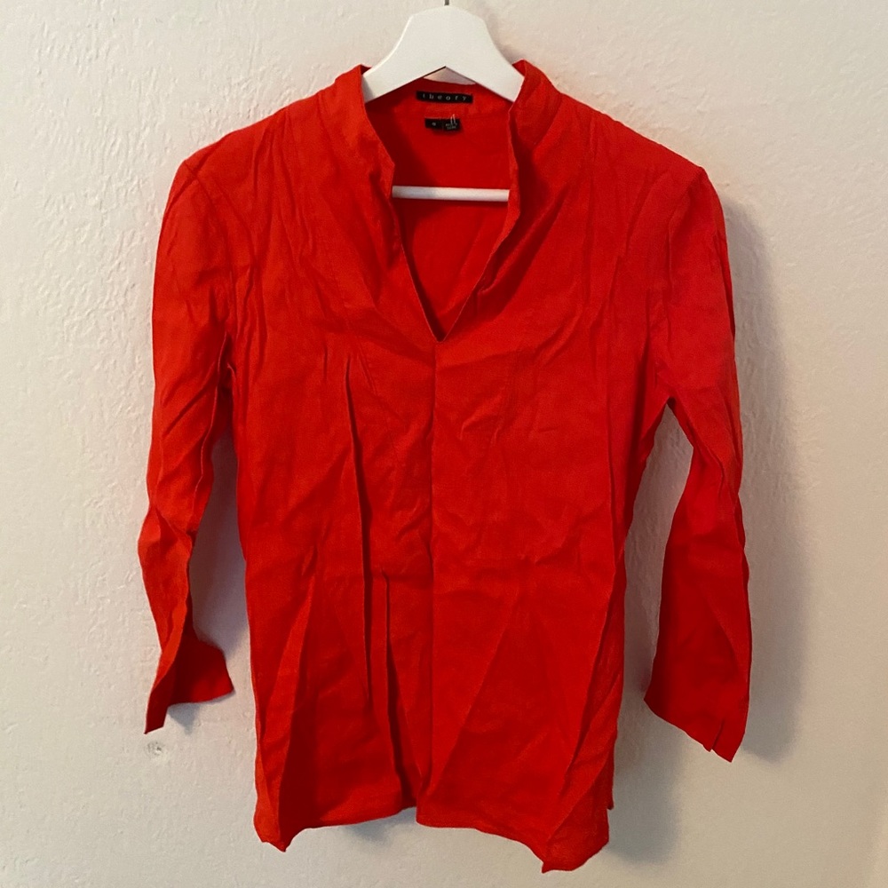 Theory shirt tunic red - Picture 1 of 4